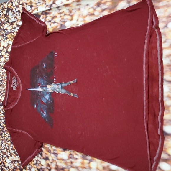 Leah STAR Wars THE LAST JEDI soft 55% cotton 45% polyester women's size XL - Picture 2 of 4